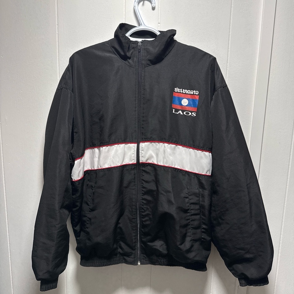 Rare 80s Umbro Laos National Team Vintage Track Jacket Windbreaker